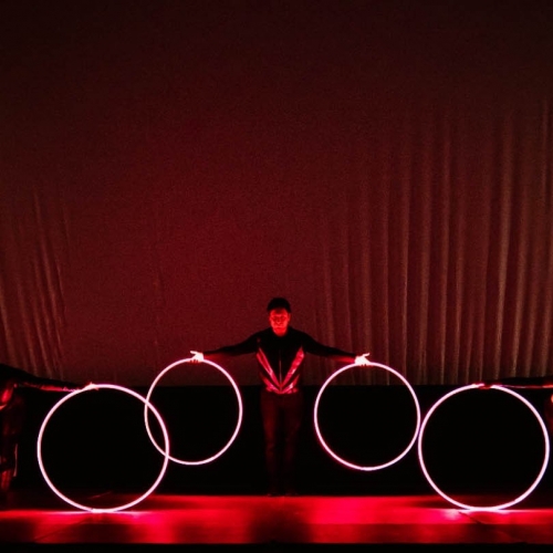 Performance hula hoop